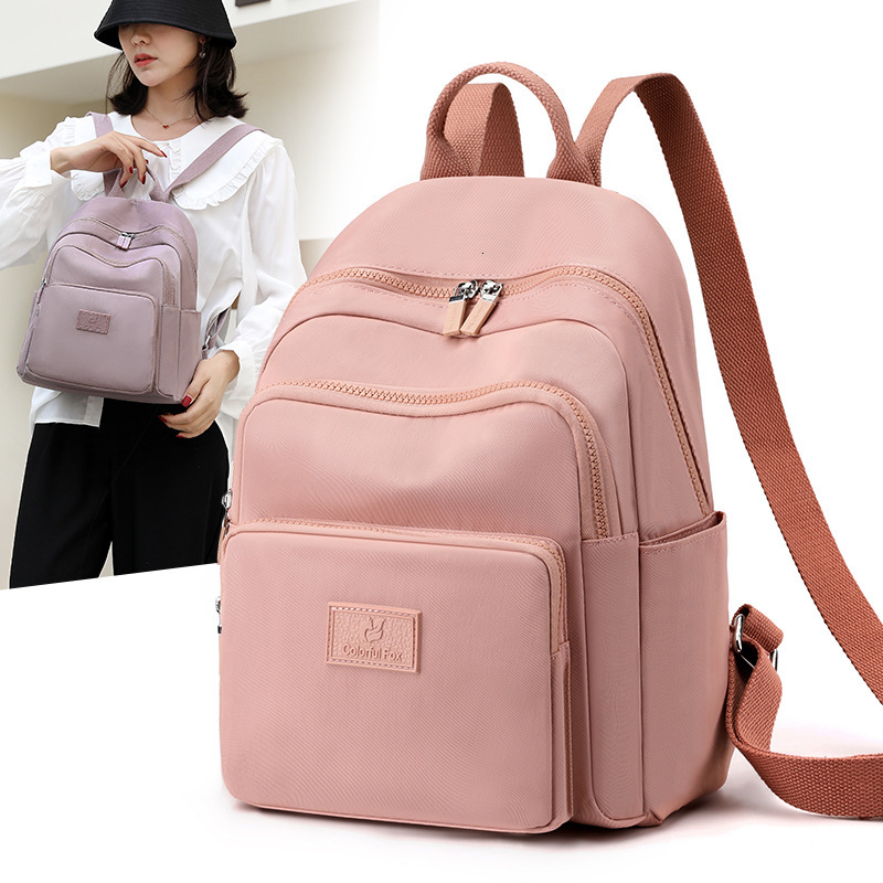 Colorful Fox New Women's Large Capacity Casual Backpack Water-Repellent Multi-Layer Travel Student School Bag ddmymoon