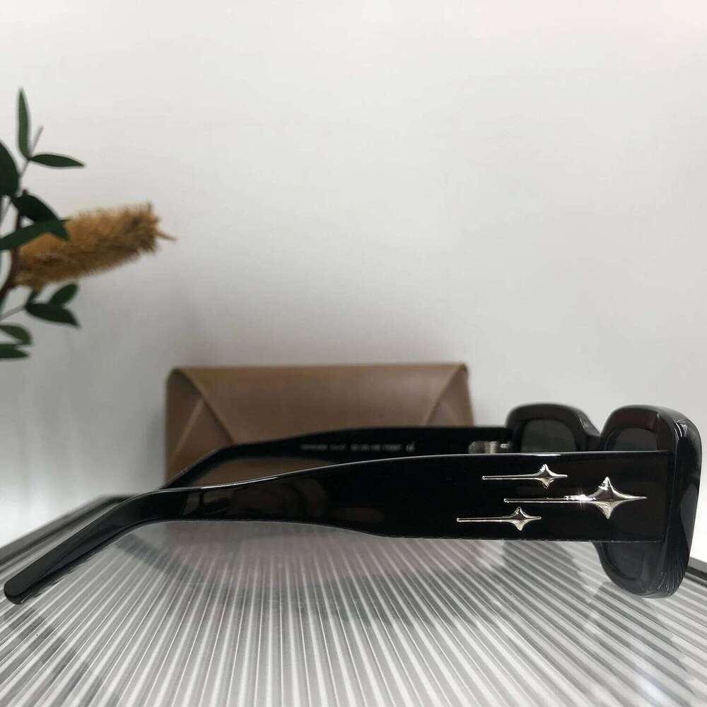 TAORED Korean Styles Small Square for Women and Men Trendy Fashion Handmade Acetate Nylon Lens Designer Sunglasses