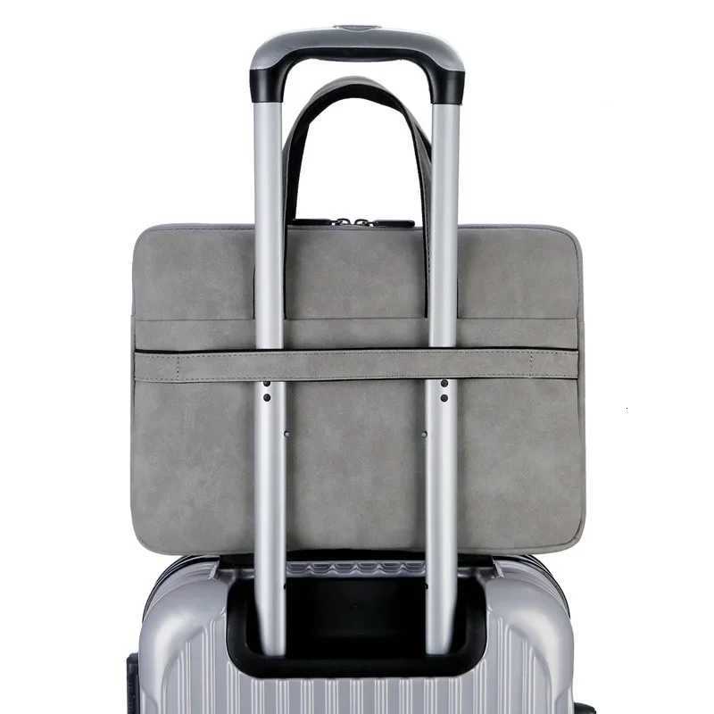 Shockproof Brand PU Laptop Bag 131415.616 Inch Lady Wen Handbag Case For Book Air Pro Notebook Computer PC y250730