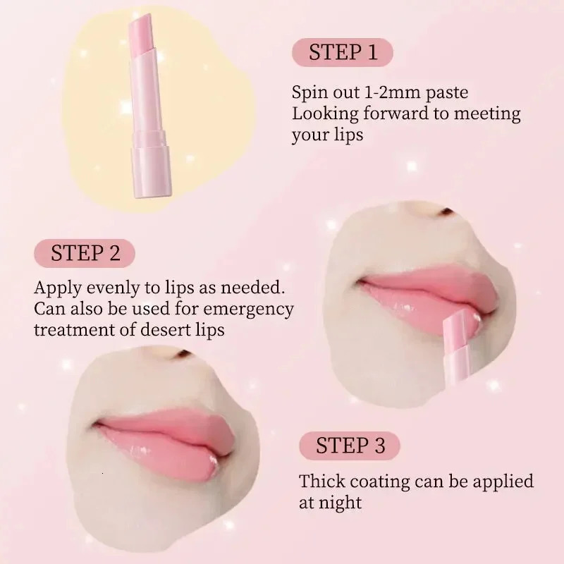 Remove Dark Smoke Lip Balm Melanin Bleaching Gloss Oil Lips Pink Lipstick Exfoliating Fade Lip Lines Korean Cosmetics 250704