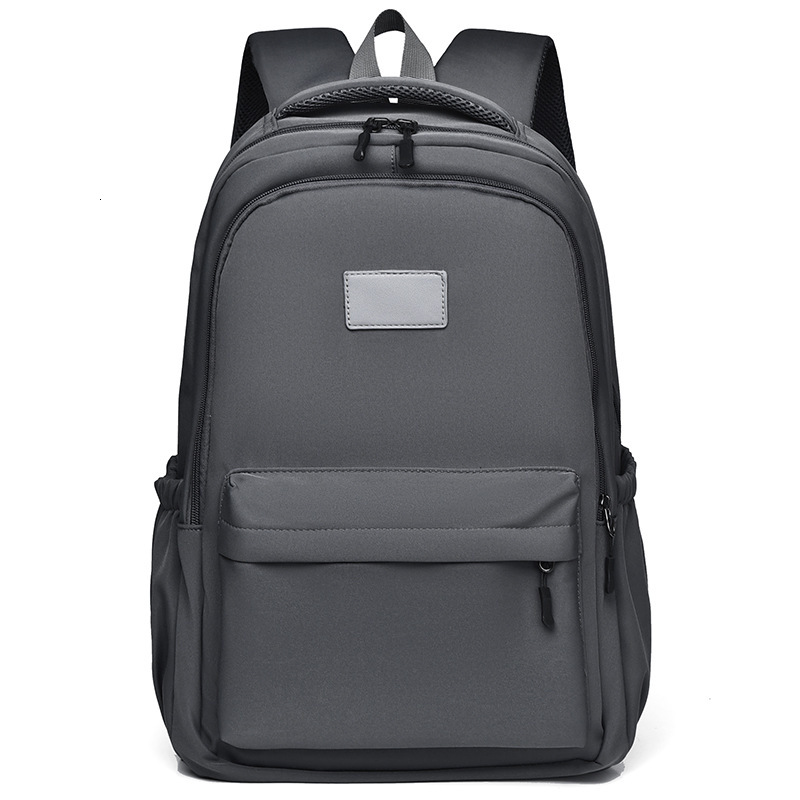 Summer new backpack for men's leisure, large capacity leisure travel backpack for women's high school students backpack, solid color designe