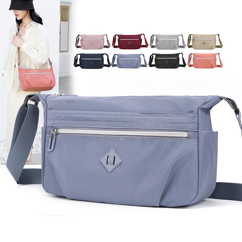 Colorful Fox New Women's Shoulder Korean Version Simple Large Capacity Crossbody Water-Resistant Nylon Bag ddmymoon