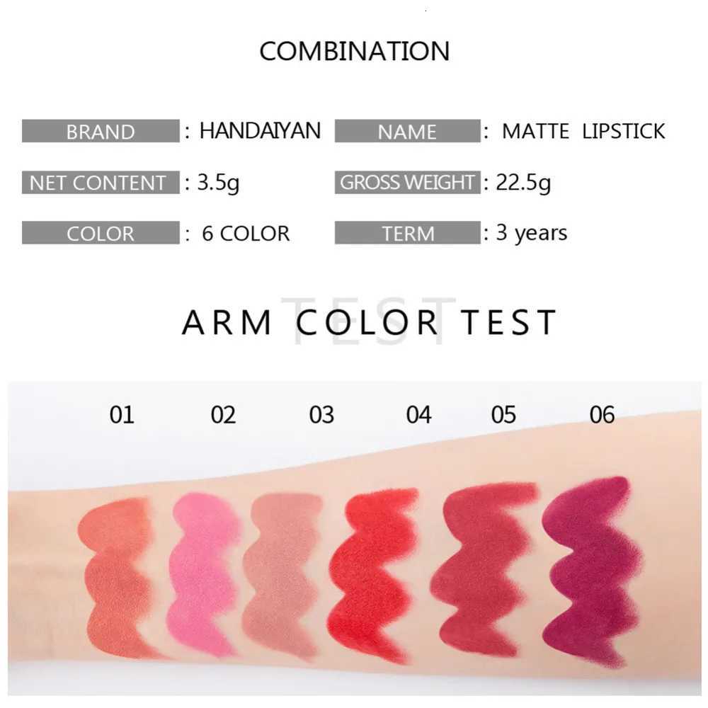 Color Matte Lipstick Waterproof Long Lasting Non-Stick Cup Lip Stick Non-Fading Sexy Red Pink Velvet Lipsticks Makeup Cosmetics G250729