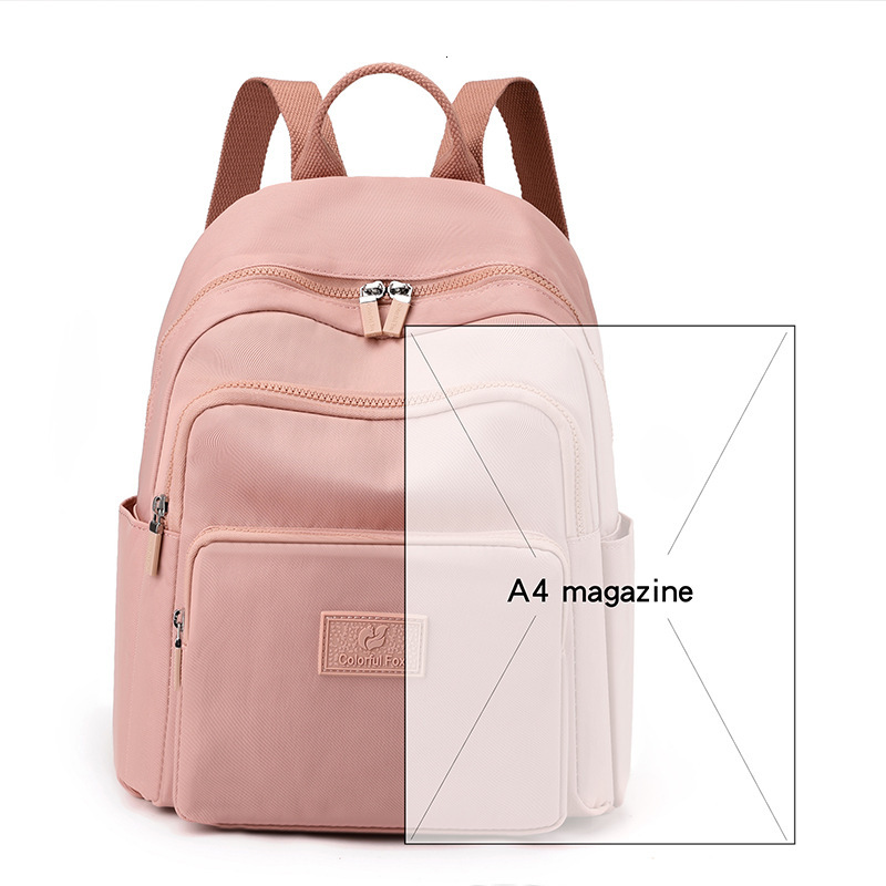 Colorful Fox New Women's Large Capacity Casual Backpack Water-Repellent Multi-Layer Travel Student School Bag ddmymoon