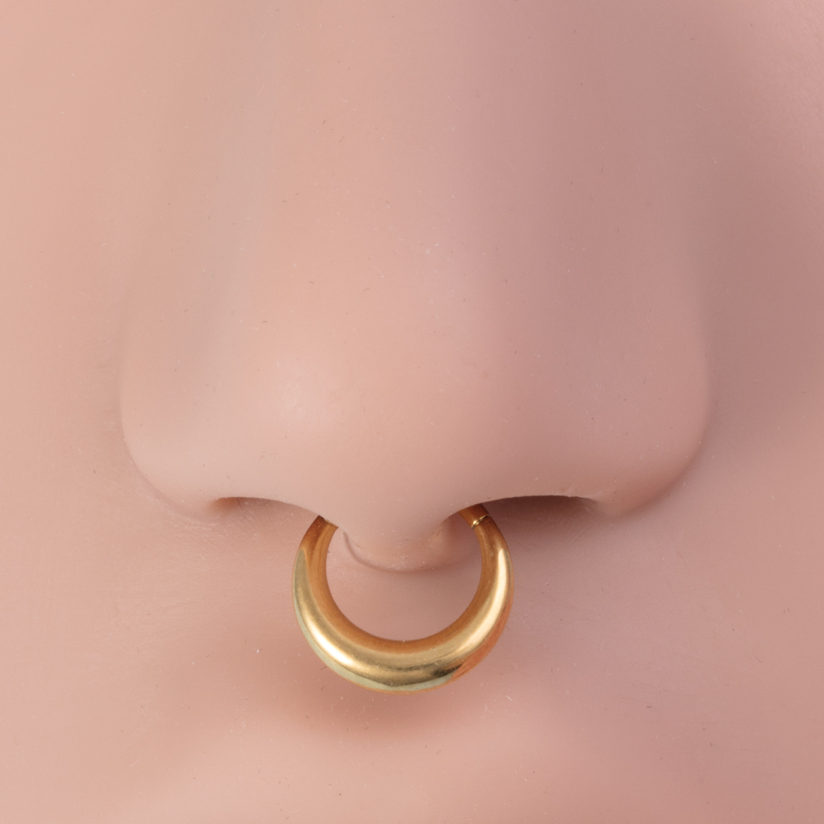 Stainless steel thickened hinge ring, nose ring, earring, body piercing jewelry wholesale