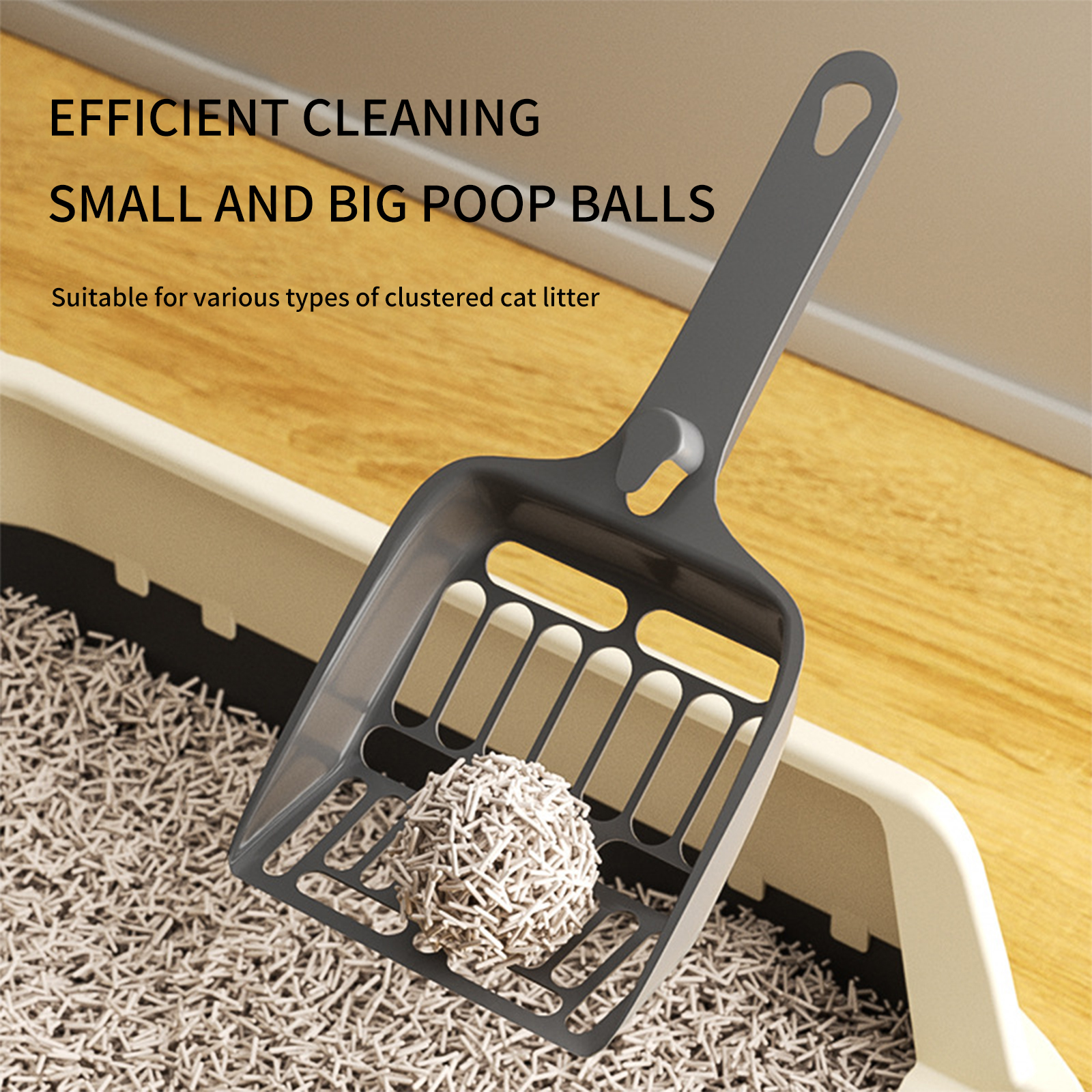 Cat litter shovel cat poop remover, super large shovel fine hole cat pet cleaning source manufacturer processing and labeling