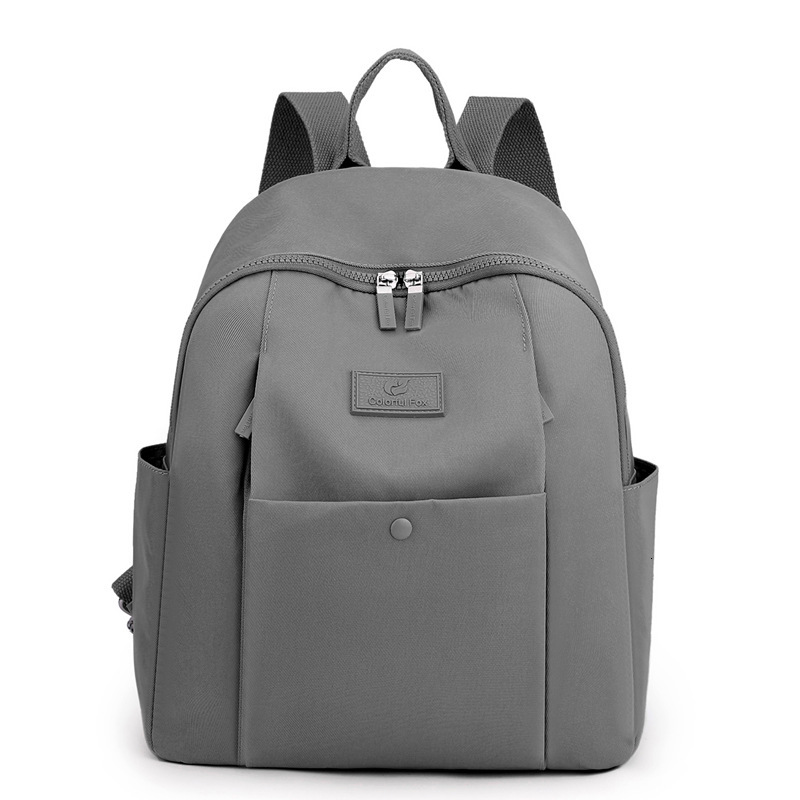 Women's Multi-Layer Portable Backpack Korean Style Trendy Water-Repellent Nylon Travel Large Capacity Bag ddmymoon