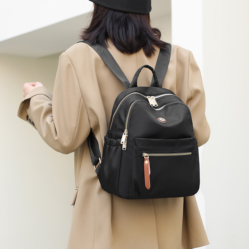 Colorful Fox New Women's Large Capacity Korean Fashion Casual Backpack Water-Resistant Nylon Bag ddmymoon