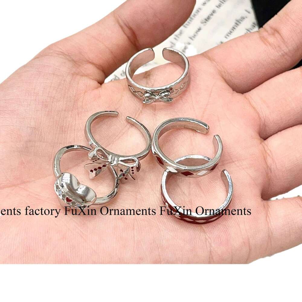 Version Niche Versatile Design Sense Set Exquisite High-end Korean Ins Style Temperament Ring for Women 08a