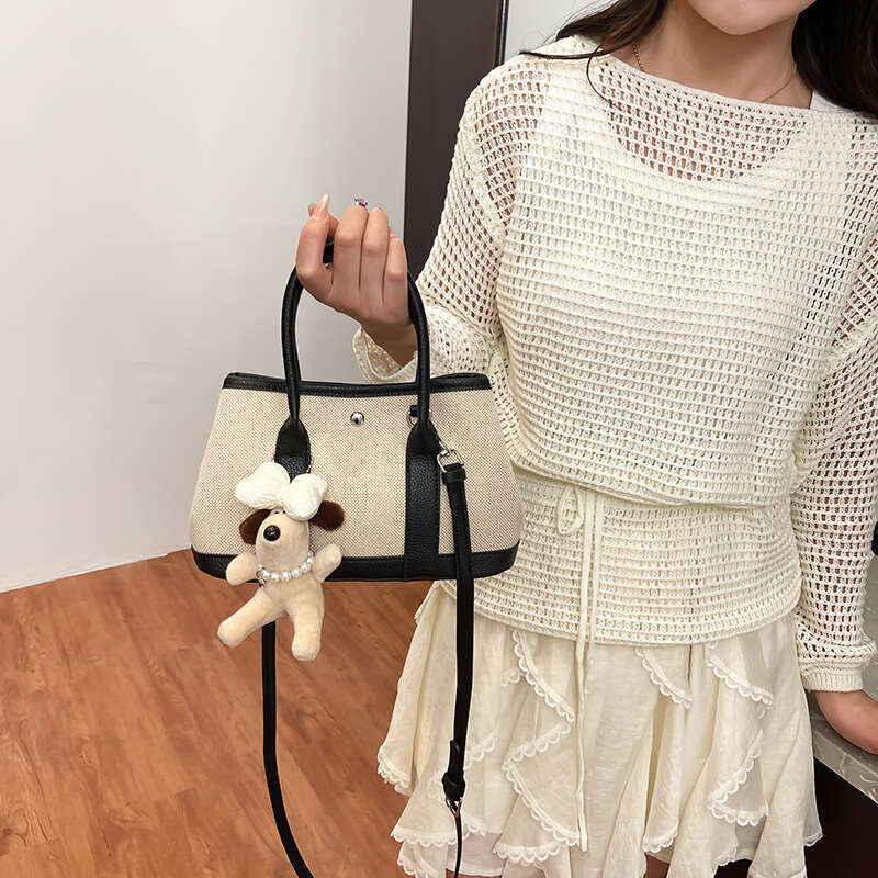 Trendy Versatile Single Shoulder 2025 New Style Patchwork Design Multi-color Handbag Fashionable Popular Women's Crossbody Bag