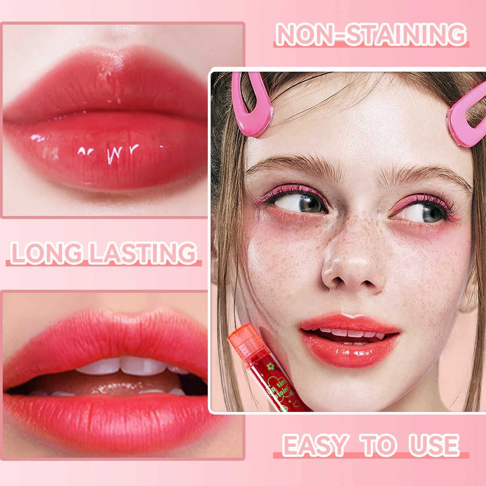 MLSMILE Ball Non-Stick Cup Lip Dye Liquid Lip Glaze Waterproof Long-Lasting Easy Color Lipstick Water Lip Gloss Transparent Lip G250728