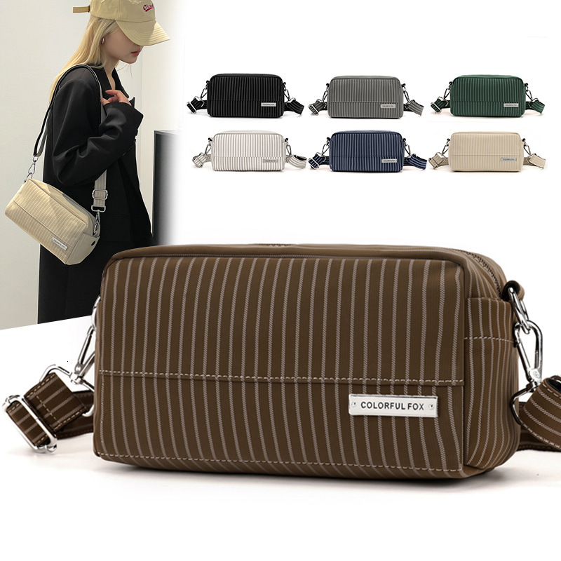 Colorful Fox New Large Capacity Cosmetic Ladies Korean Casual Shoulder Water-Repellent Crossbody Bag ddmymoon