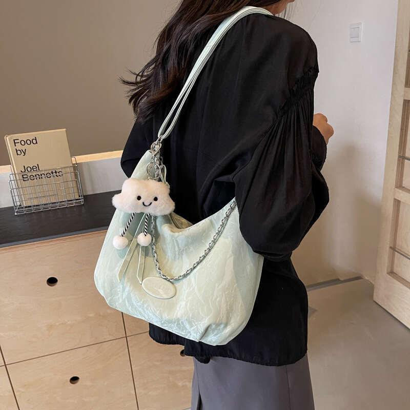 Casual Student Soft Large Capacity for Women 2025 New Summer Commuter Fashion Single Shoulder Crossbody Bag
