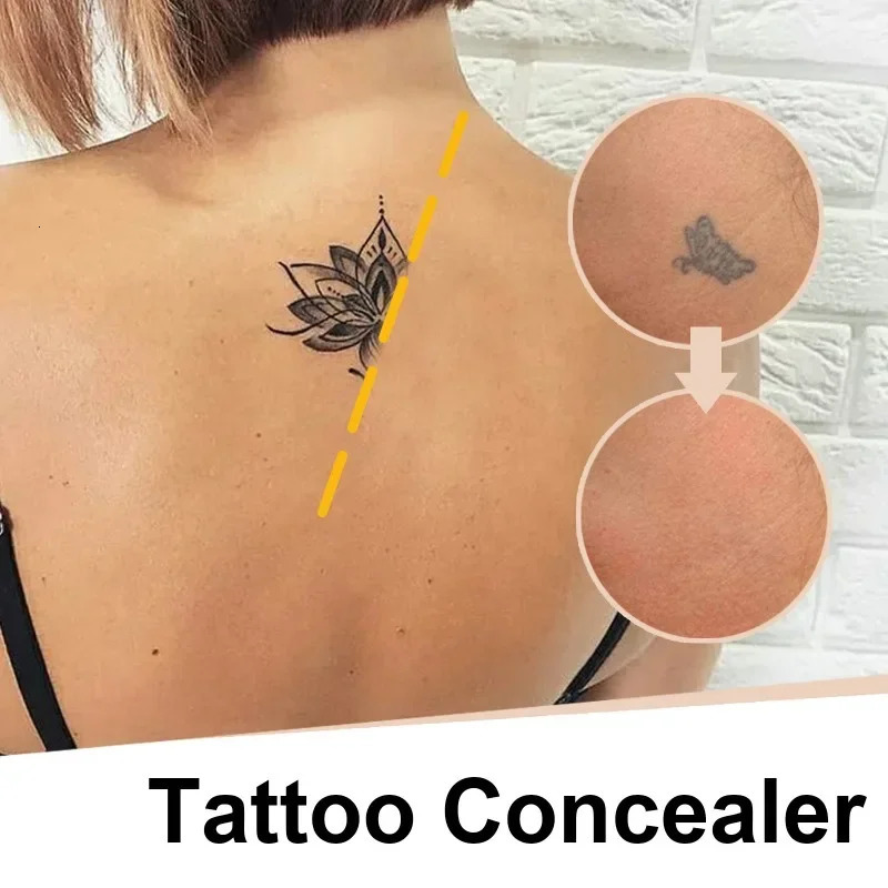 Two Color Tattoo Concealer Birthmark Scars Invisible Waterproof Sweat Proof Make Brighten Skin Base Foundation Cover Conceal 250730