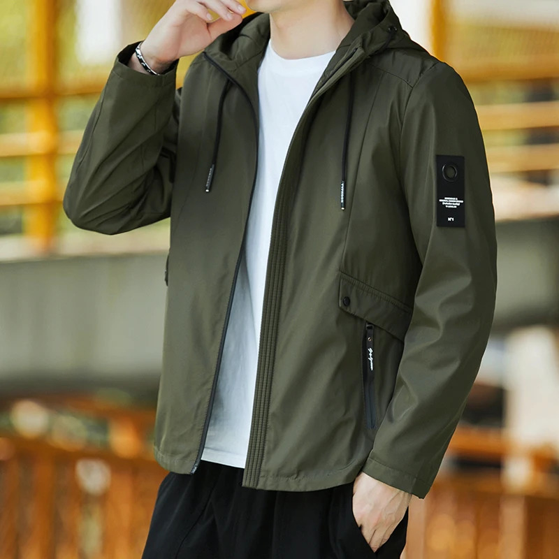 Mens Jackets Waterproof Military Hooded Jacket Windbreaker Outdoor Camping Sports Coat Male Clothing Thin Overcoat 5XL 6XL 7XL 250730