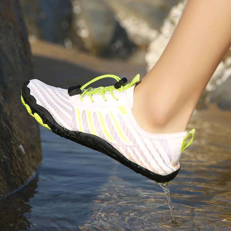 Men Barefoot Five Fingers Aqua Water Swimming Shoes Breathable Hiking Wading Beach Outdoor Upstream Sneakers Size 39-46
