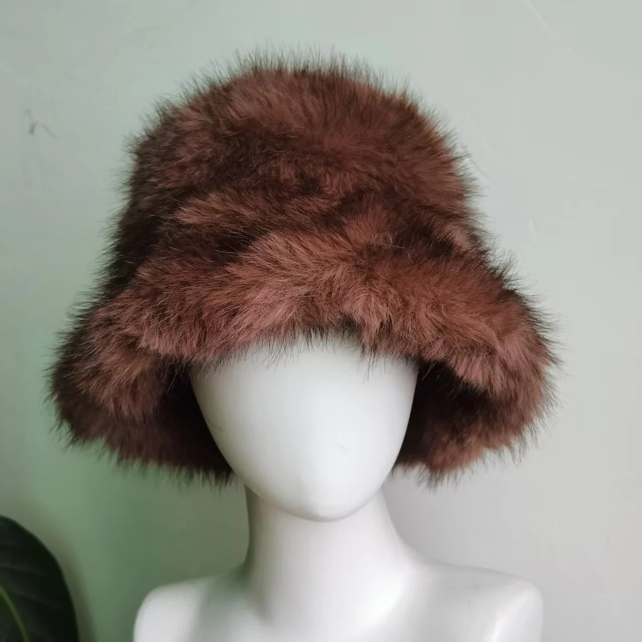 Soft Faux Fur Bucket Hat Warm Thickened Hat for Women Autumn Winter Hat Personality Fishermen Hats for Women Womens Hat 250724