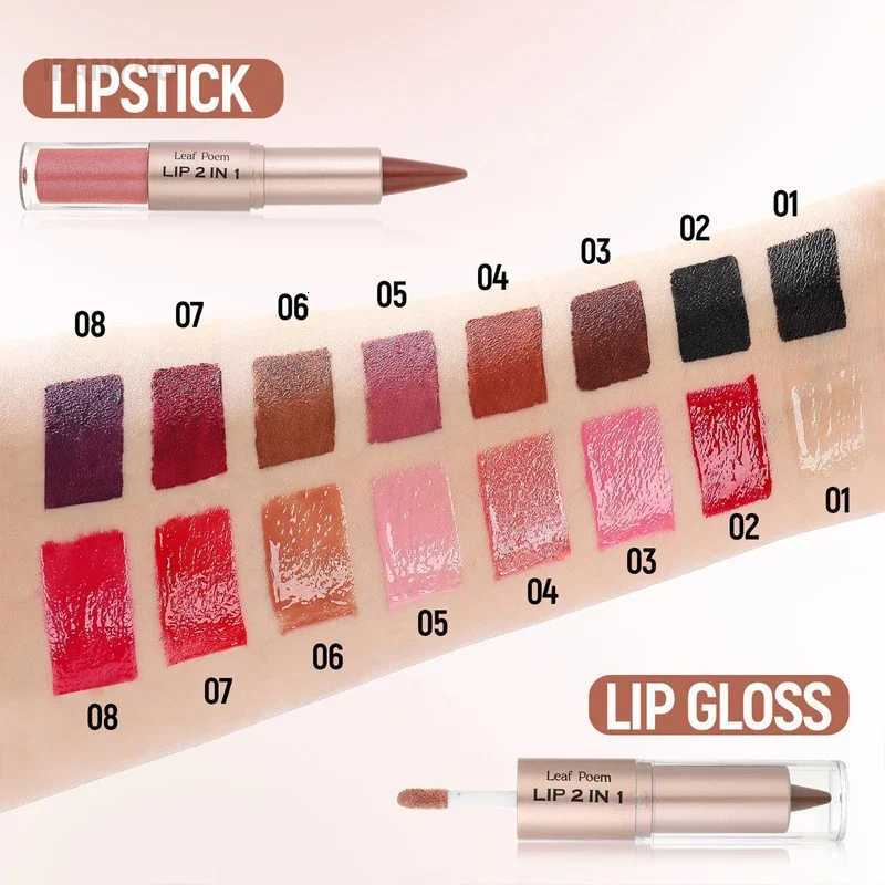 100% Authentic Product Tapered Lip Liner Lipstick Pen Matte Black Brown Velvet Lipstick Outline Contour Lipliner Water Mirror Moisturizing Lipgloss G2