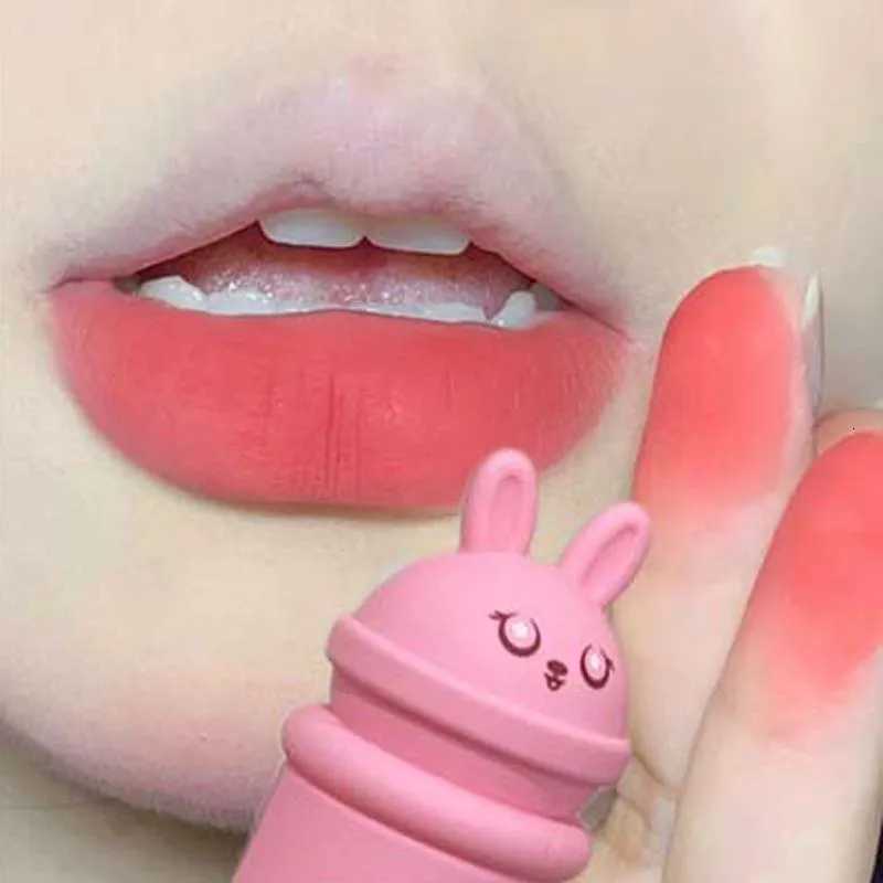 Waterproof Long Lasting Lipstick Cute Rabbit Matte Velvet Lip Gloss Easy To Color Lip Mud Liquid Lipstick For Women Makeup G250729
