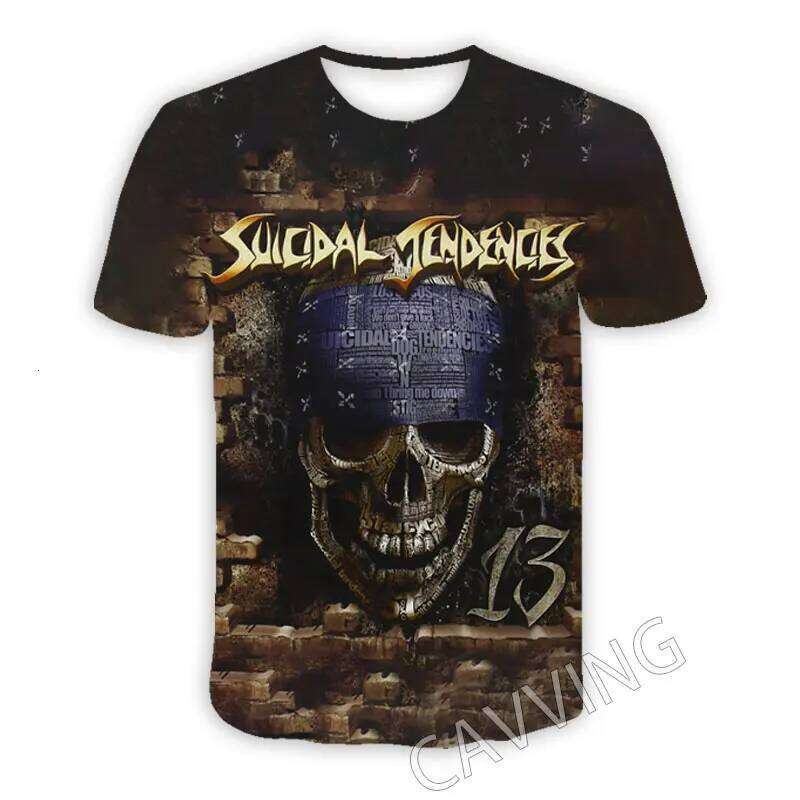 New Fashion Women/Men's 3D Print Suicidal Tendencies BAND Casual T-shirts Hip Hop Tshirts Haruku Styles Tops Clothing