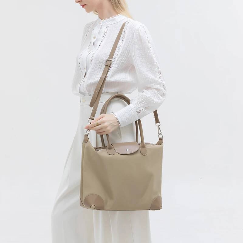 Women's Tote Large Capacity Waterproof Oxford Cloth Women Shoulder Bag Designer Crossbody Bags Foldable Handbags