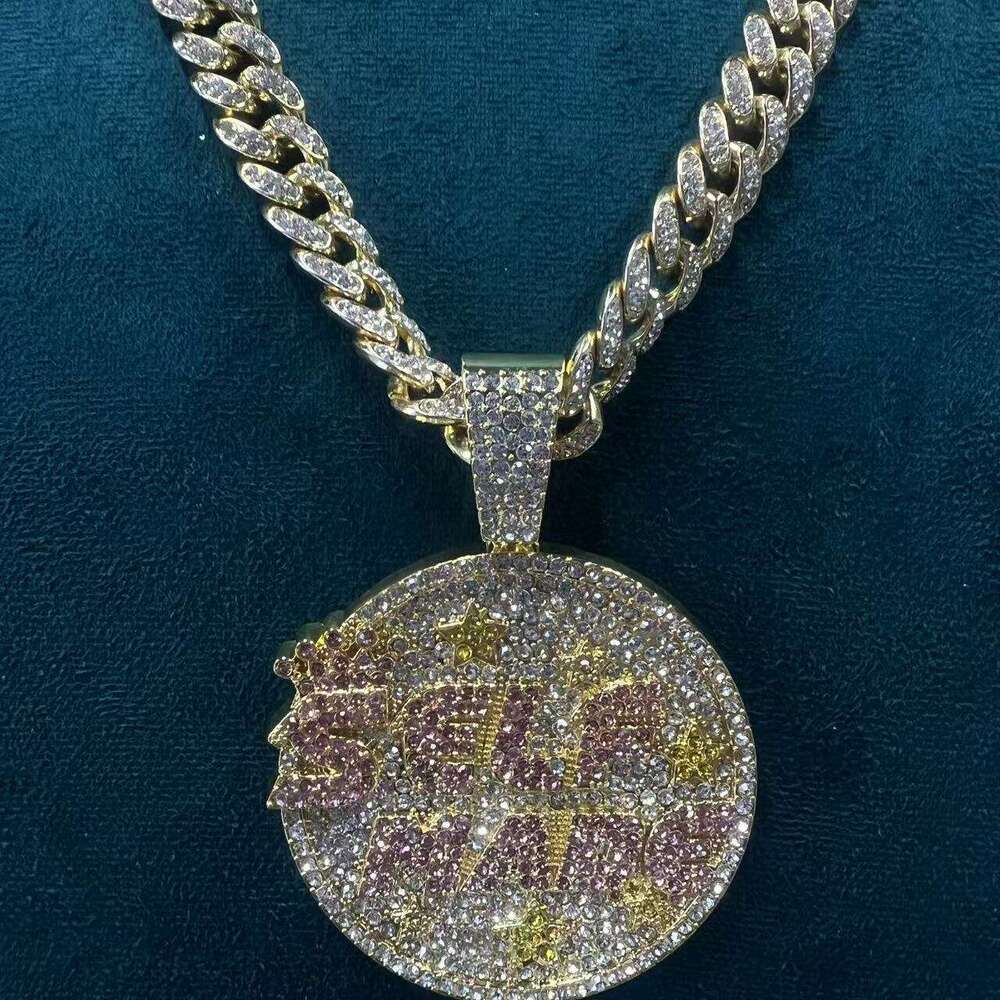 Hip-Hop Versatile Full Dia Creative Design Pendant Personality Unisex Necklace