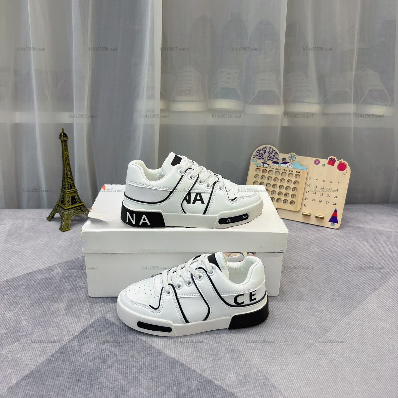 New kids shoes Letter printing baby Sneakers Size 26-35 Including boxes High quality girls boys shoe A444X12N112-g