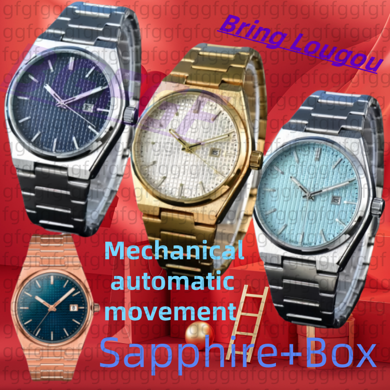 Top Men's Watch/Three Pin Fully Automatic Mechanical Sports Watch/Steel Strap Men's Fashion Designer Luxury Watch 40/35mm