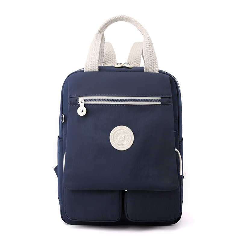 Colorful Fox New Women's Color-Block Backpack Korean Fashion Trend Large Capacity Water-Resistant Bag ddmymoon