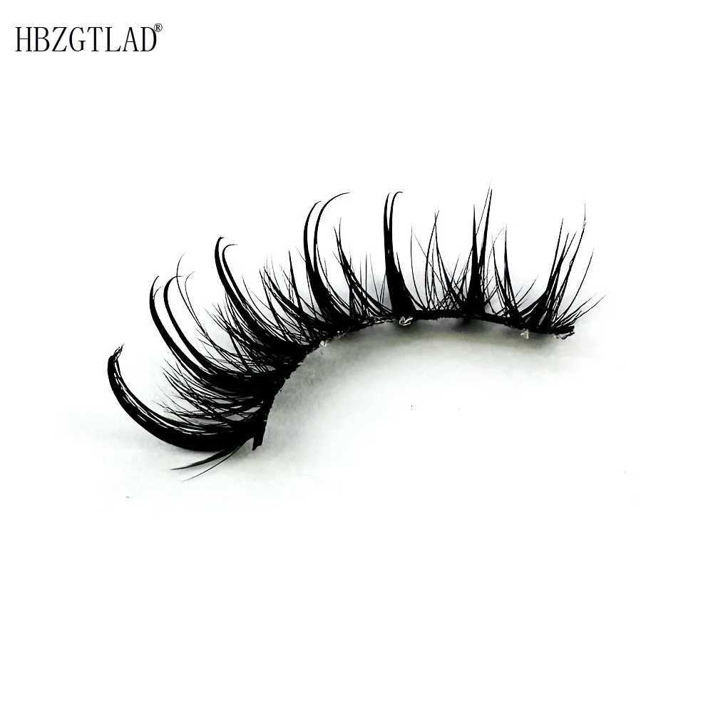 7Pairs New Design Wet Manga Lashes 3D Fluffy Eyelash Extensions Makeup Fashion Long Thick Natural Fake Eyelashes Z250730