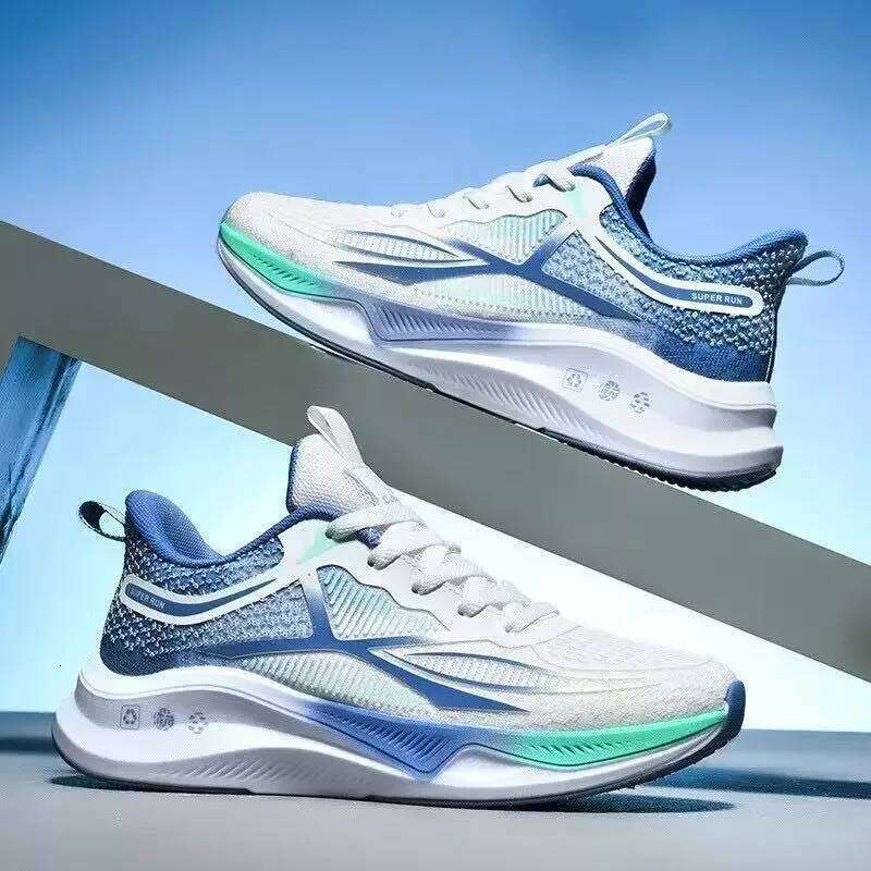Running Walking Men's Shoes - Lace-up, Lightweight, Comfortable & Breathable Tennis Sneakers