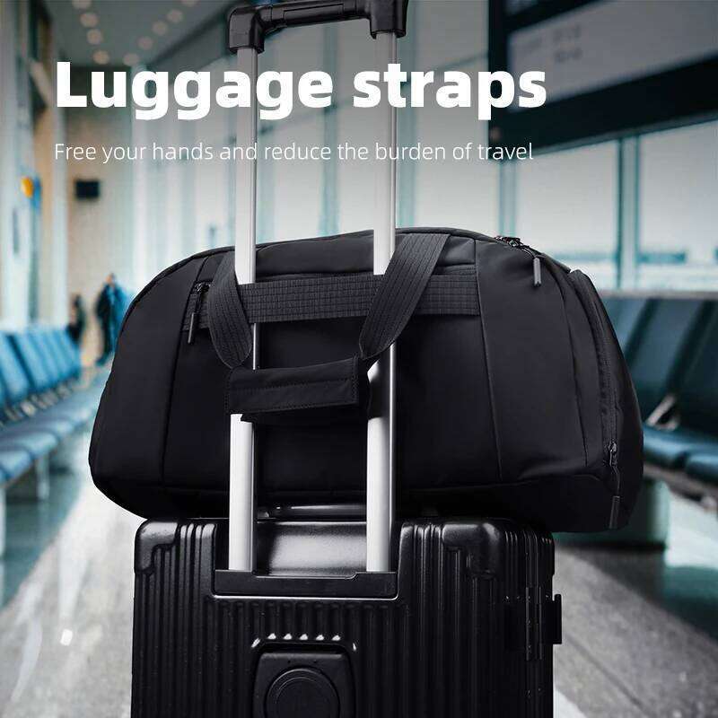 Mark Ryden 30L Men's Travel Duffel Bag Multi-Pocket Lage Tote with Shoe Compartment for Camping, Gym and Trips