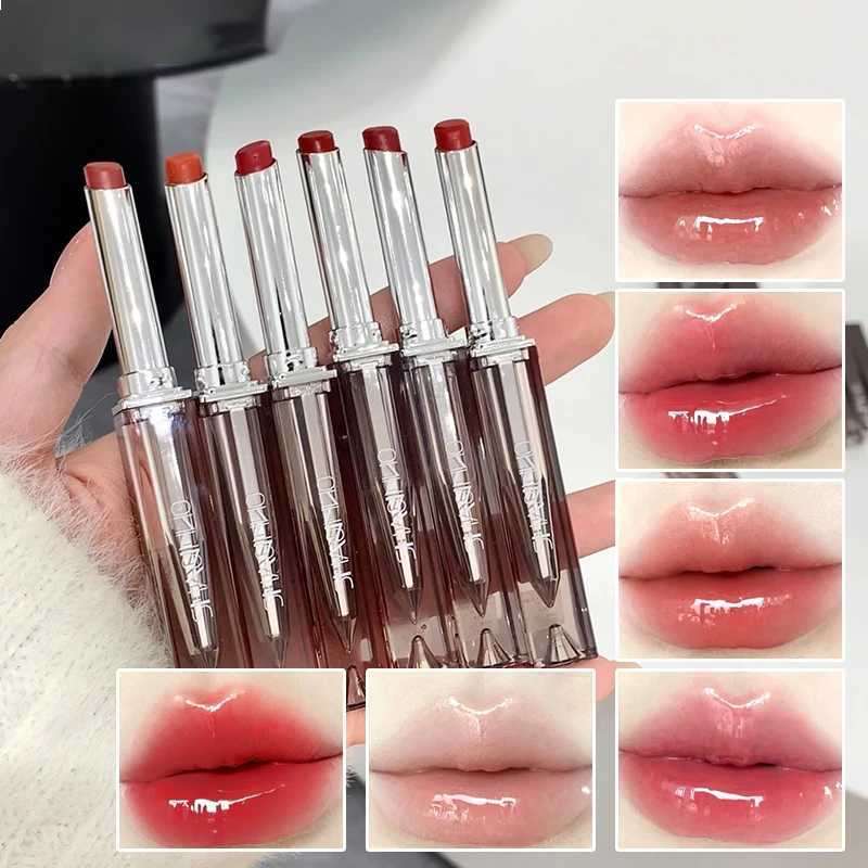 Glossy Ice Hydrating Lipstick Moisturizing Glossy Mirror Beep Lips Clear Clear it doesnt stick easily to cups. G250728