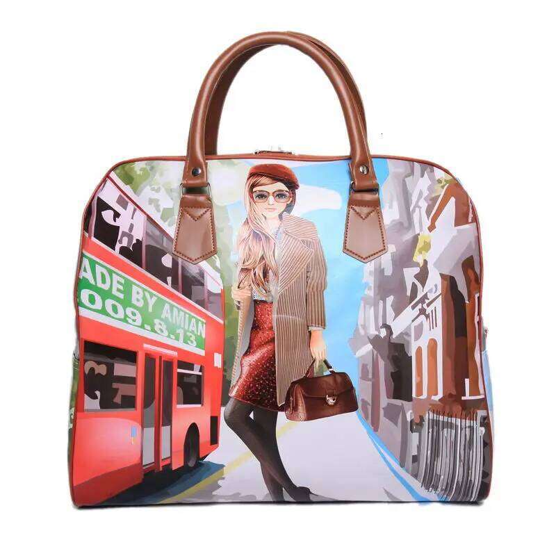 Hot Sale Famous Brands Women's Cartoon Lage Travel Bags Large Bag For Women Spain Bolsos Zl99