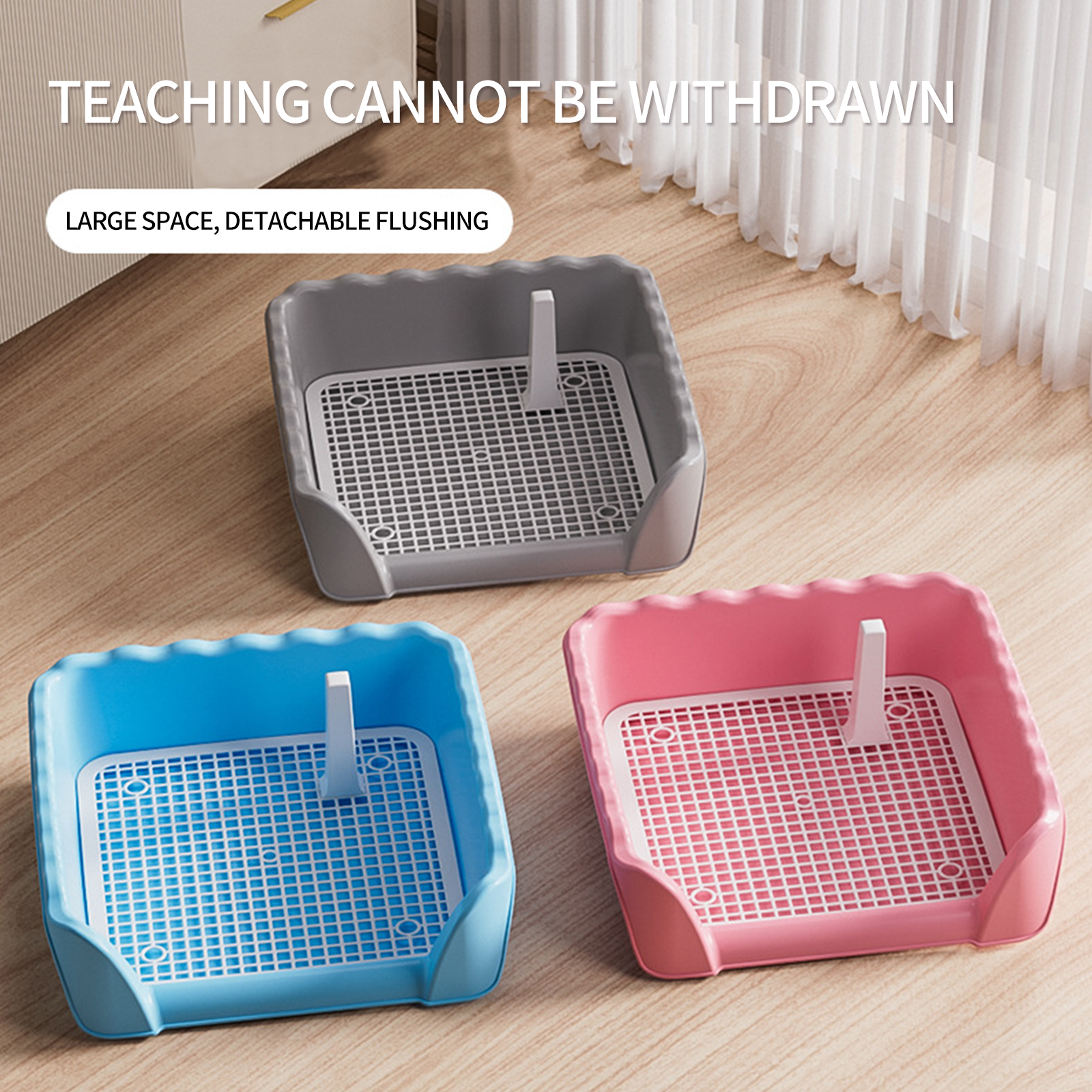 Dog toilet medium-sized large oversized dog urinal defecation toilet induced use of toilet anti stepping