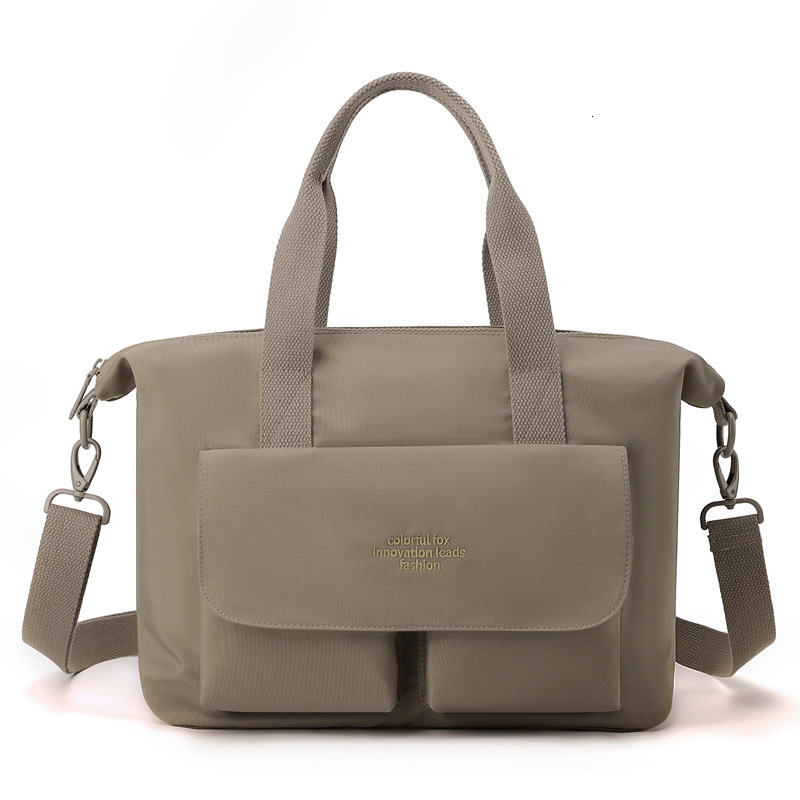 Colorful Fox New Lightweight Handheld Large Capacity Nylon Crossbody Commuter Tote Short Trip Travel Bag ddmymoon