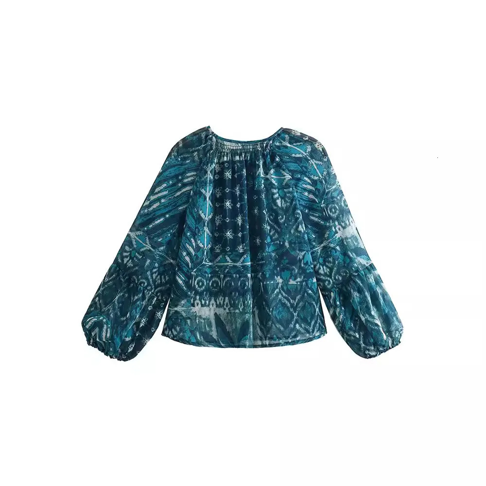 Women Long Skirt Set Casual Sleeve Print Shirts High Waist Slim AnkleLength Skirts 250730