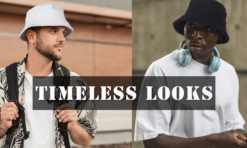 Trendy Bucket Hats for Men Women Cotton, Plain Fisherman Sun Hat Summer Cap Outdoor