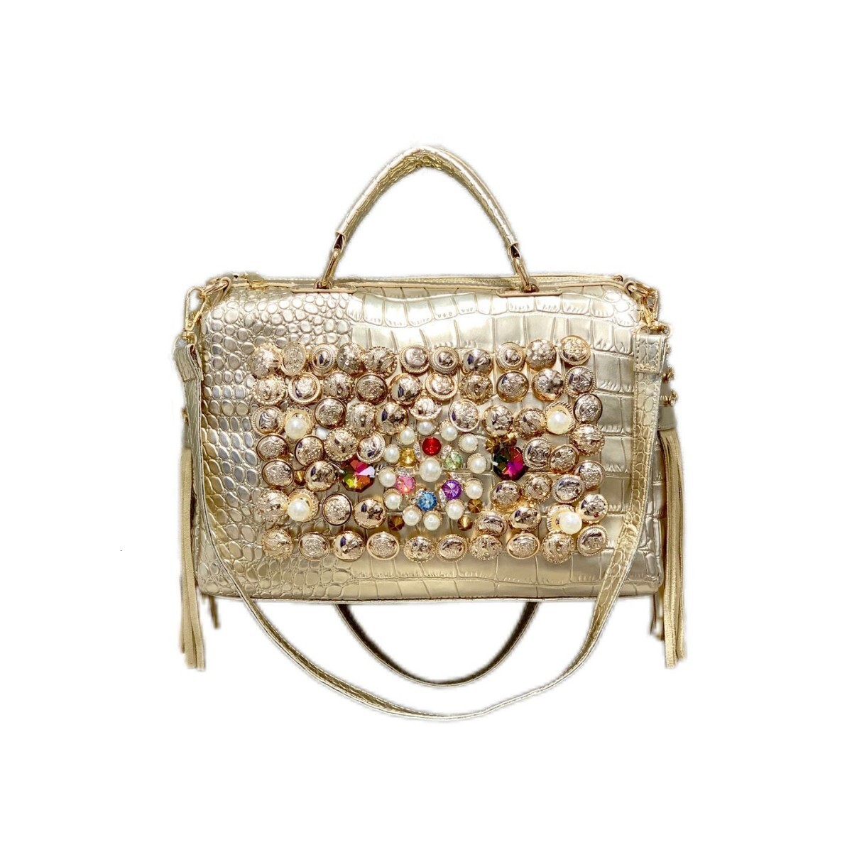 Fashion Trend Hot Girl Style 2Y Personality Women's New Handmade Button Single Shoulder Crossbody Bag Handbag ddmymoon