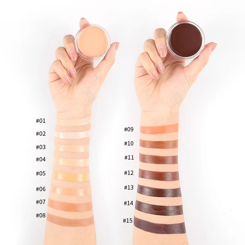 15 Colors Face Contour Concealer Cream Full Cover Blemish Acne Foundation Waterproof Concealer Base Makeup Palette Cosmetic 250730