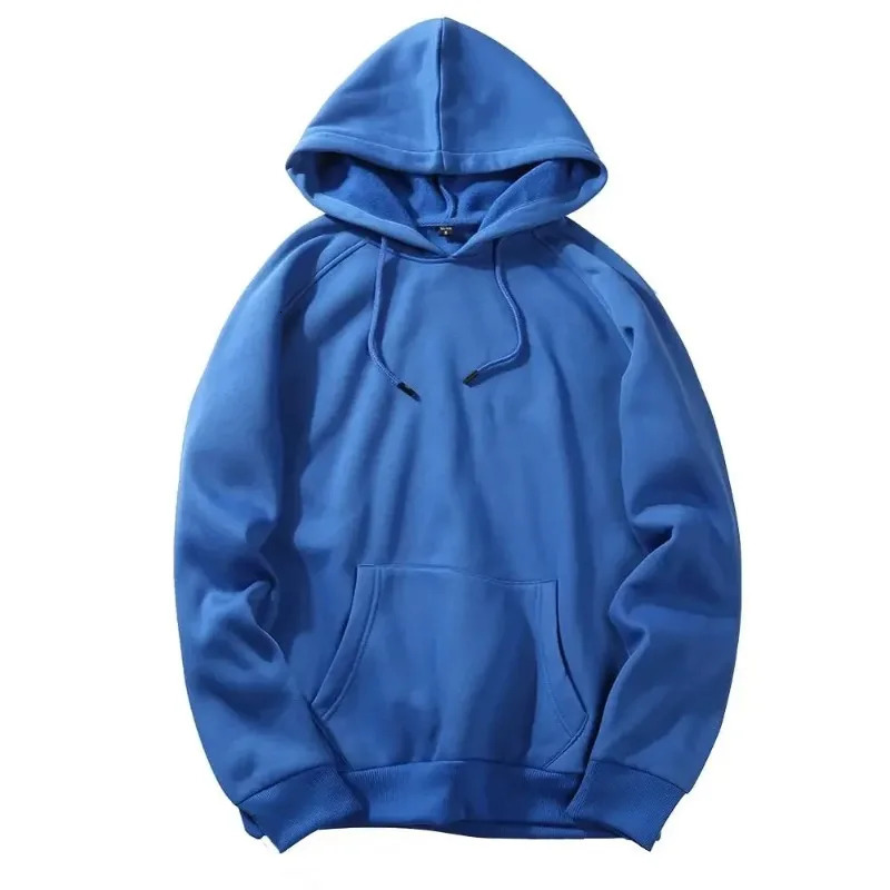 Size Fashion Colorful Hoodies Mens Thickened Clothes Winter Sweatshirts Men Hip Hop Streetwear Solid Fleece Hoodie 250729