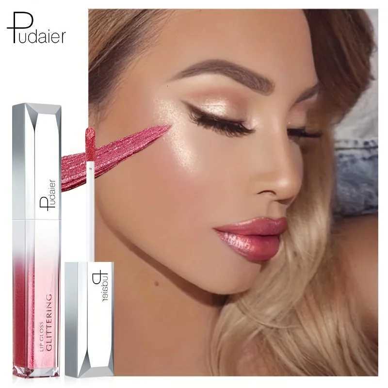 1PC Glitter Lip Gloss Matte Shiny - Waterproof Long Lasting Non-Sticky Vegan - for Party Wedding Daily Makeup G250728
