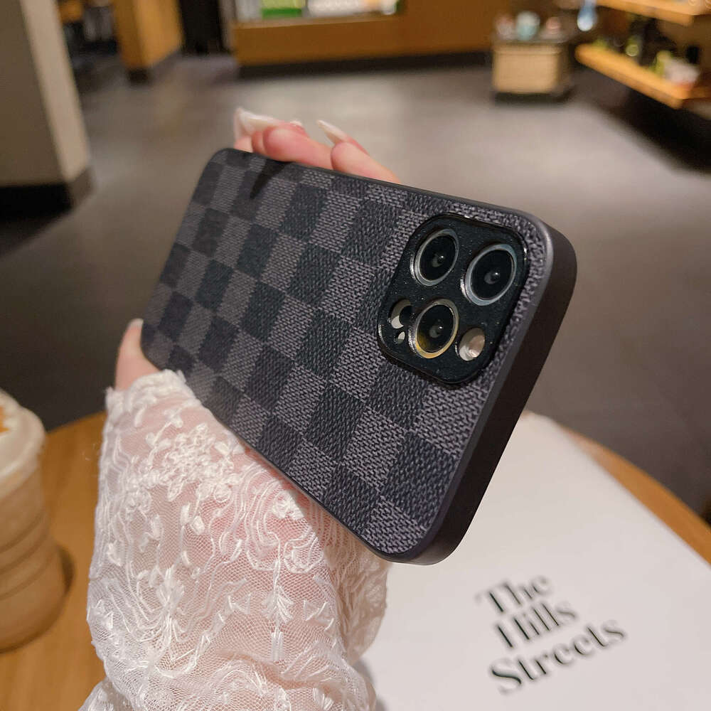 Suitable For Presbyopic 11/13 Apple 14 Phone Case Iphone 7 8 Plus Straight 12 Shockproof 16 Protective Cover Max Leather XR Soft Edge XS Unisex 15 Pro