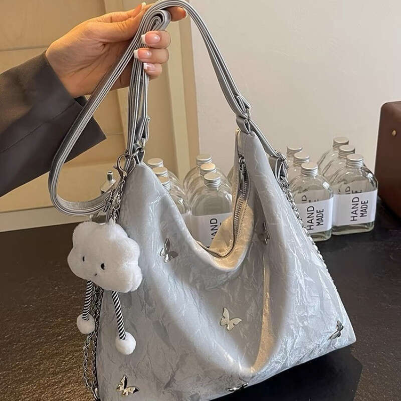 One Pack Back Three Use Large Capacity Tote Bag Women 2024 New Design Sense Commuting Double Single Shoulder Crossbody Backpack