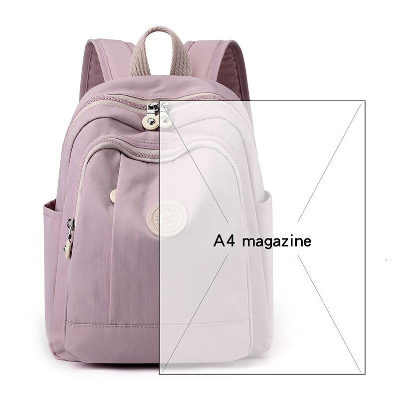 Colorful Fox New Summer Fashion Trend Color-Block Backpack Women Large Capacity Water-Resistant Bag ddmymoon