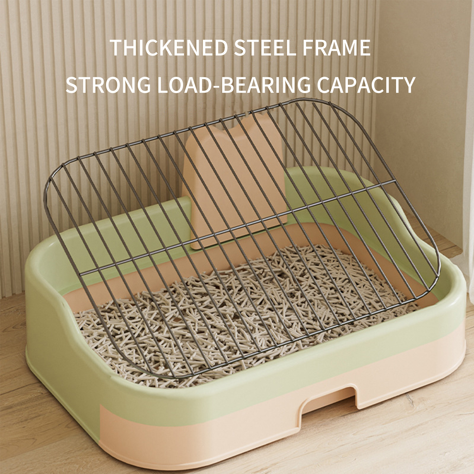 Dog toilet large dog oversized high fence iron mesh flat plate anti stepping urine splashing easy to clean toilet bowl manufacturer wholesale