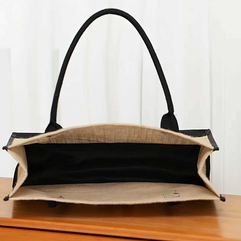 Personalized Letter Shoulder Canvas Ladies Bag Large Capacity Pocket Handbag for Men and Women G250729