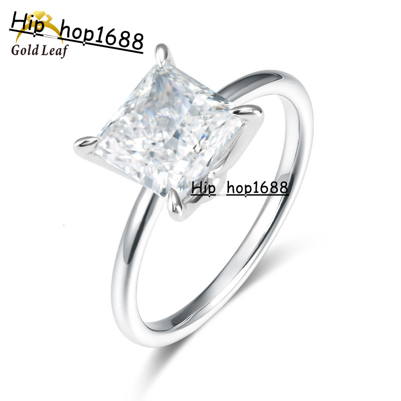 Goldleaf IGI Cultivated Diamond Rings 1CT 2CT D VVS 14K 18K White Gold for Anniversaries Fine Jewelry Collection