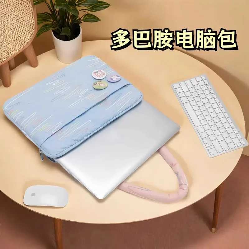 2025 New Casual Cute Laptop Bag 13.3 14 14.5 Inch Simple Handbags Shoulder Bag Wen Notebook Pouch y250730
