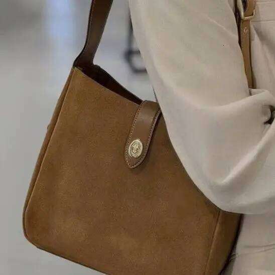 Women's Bags Designer Miyagawa Vintage New Underarm Single Shoulder Matte Bag Splicing Large Capacity Commuter Tote Bags